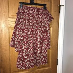 Off the shoulder dress